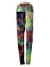 Bottom# Sharp Tie-dye Green Active Pants Size M - photo 1