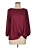 Chenault Burgundy 3/4 Sleeve Blouse Size M - photo 1