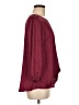 Chenault Burgundy 3/4 Sleeve Blouse Size M - photo 4