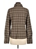 MNG Plaid Brown Jacket Size 8 - photo 2