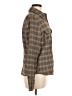MNG Plaid Brown Jacket Size 8 - photo 4