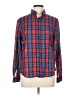 Wrangler Jeans Co Plaid Red Long Sleeve Blouse Size 12 - photo 1