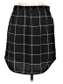 Trouve 100% Polyester Plaid Black Casual Skirt Size S - photo 2
