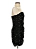 Shein 100% Polyester Stars Black Cocktail Dress Size S - photo 4