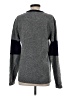 Band of Outsiders 100% Wool Color Block Gray Wool Pullover Sweater Size 4 (2) - photo 2