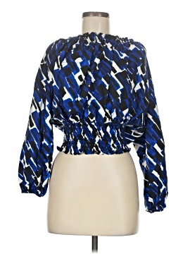 Michael Michael Kors Long Sleeve Silk Top