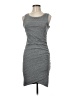 Leith Solid Gray Casual Dress Size M - photo 1