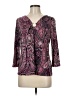 Covington Purple 3/4 Sleeve Blouse Size M (petite) - photo 1