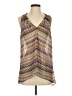 Eight Sixty Brown Sleeveless Blouse Size S - photo 1