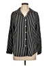 Shein Stripes Black 3/4 Sleeve Blouse Size L - photo 1