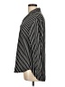 Shein Stripes Black 3/4 Sleeve Blouse Size L - photo 5
