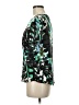 DKNYC 100% Polyester Green Short Sleeve Blouse Size M (estimated) - photo 5