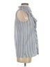 Juicy Couture Blue Sleeveless Button-Down Shirt Size 4 - photo 4