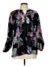 Studio Works Tropical Black 3/4 Sleeve Blouse Size L - photo 1