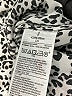 Banana Republic 100% Polyester Animal Print Silver Long Sleeve Blouse Size S - photo 8