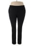 dalia Solid Black Gray Active Pants Size XL - photo 1