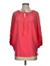 Marie Oliver 100% Silk Pink 3/4 Sleeve Silk Top Size S - photo 1