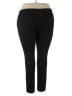 dalia Solid Black Gray Active Pants Size XL - photo 2
