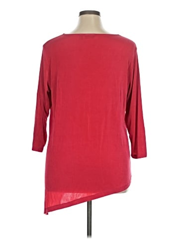 Effortless Style by citiknits 3/4 Sleeve Top (view 2)