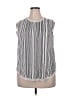 Who What Wear 100% Polyester Silver Sleeveless Blouse Size XXL - photo 1