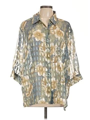 BonWorth 3/4 Sleeve Blouse (view 1)