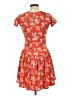 Assorted Brands Print Orange Casual Dress Size 12 - photo 2