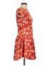 Assorted Brands Print Orange Casual Dress Size 12 - photo 4