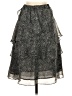 MICHAEL Michael Kors 100% Polyester Animal Print Black Casual Skirt Size XXS - photo 1