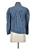 Madewell Checkered-gingham Blue Long Sleeve Button-Down Shirt Size S - photo 2