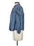 Madewell Checkered-gingham Blue Long Sleeve Button-Down Shirt Size S - photo 5