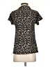 Assorted Brands Animal Print Black Brown Short Sleeve Blouse Size XS - photo 2