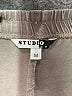 Studio Solid Gray Casual Pants Size M - photo 7