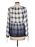 Princess Vera Wang Blue Long Sleeve Blouse Size L - photo 2