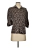 Bishop + Young 100% Polyester Brown 3/4 Sleeve Blouse Size S - photo 1