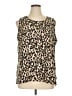 Halogen 100% Polyester Ivory Sleeveless Blouse Size 1X - photo 1