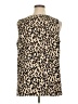 Halogen 100% Polyester Ivory Sleeveless Blouse Size 1X - photo 2