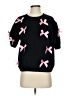 Assorted Brands 100% Recycled Polyester Black Cardigan Size S - photo 1
