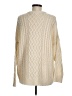 Cali Be 100% Acrylic Ivory Pullover Sweater Size M - photo 2