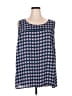 New Directions 100% Polyester Blue Sleeveless Top Size 3X - photo 1