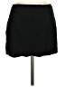 H&M 100% Polyester Solid Black Casual Skirt Size 6 - photo 1