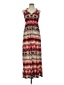 Glamour Print Red Casual Dress Size 6 - photo 1