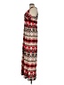 Glamour Print Red Casual Dress Size 6 - photo 5