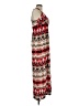 Glamour Print Red Casual Dress Size 6 - photo 4