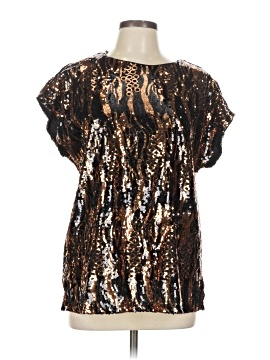 Cable & Gauge Short Sleeve Blouse