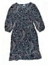 Unbranded 100% Polyester Paisley Blue Dress Size 7 - photo 1