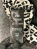 Buffalo by David Bitton 100% Polyester Animal Print Silver Tan Short Sleeve Blouse Size M - photo 7