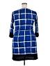 En Focus Studio Plaid Blue Casual Dress Size 14 - photo 2
