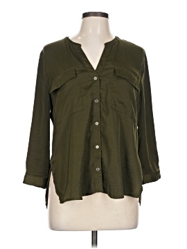 Forever 21 3/4 Sleeve Button Down Shirt