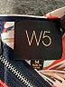 W5 100% Polyester Orange White Sleeveless Blouse Size M - photo 4