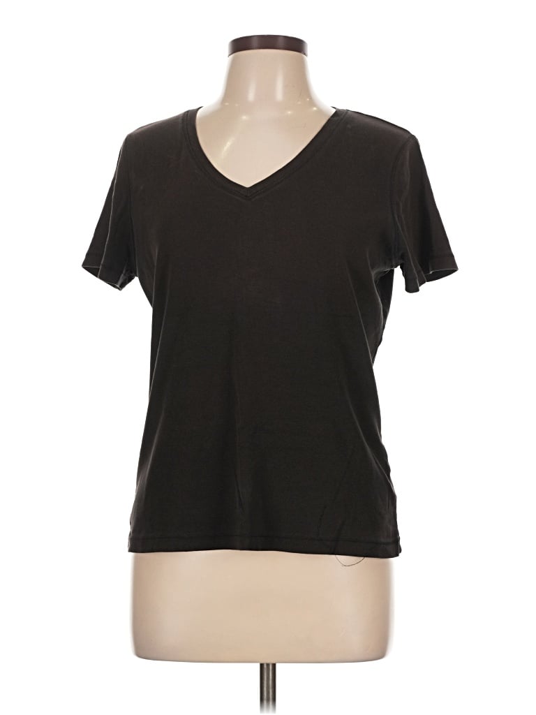 Pre-owned Faded Glory Short Sleeve T-shirt In Black